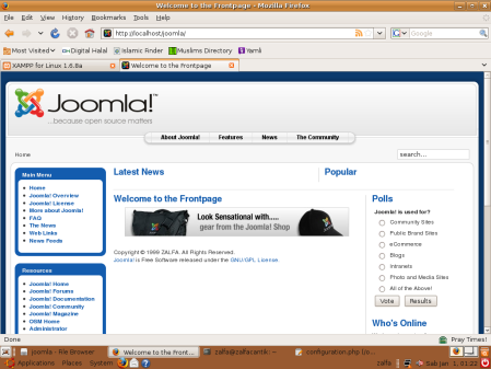 Website Dinamis dengan Joomla dan XAMPP
